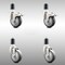 Service Caster 4 Inch 316SS Thermoplastic Rubber Swivel 1-5/8 Inch Stem Caster Lock Brake, 2PK SCC-SS316TTLEX20S414-TPRB-2-S-2-158 - alternate 5
